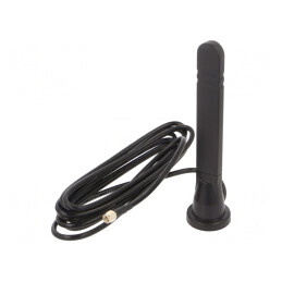 Antenă SMA Neagră 8dBi 3m 3300-3800MHz 50Ω | Electronic-mag.ro | Componente Electronice
