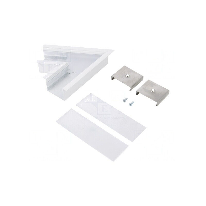 Conector 60° Aluminiu Alb VARIO30-07 | Electronic-mag.ro | Componente Electronice