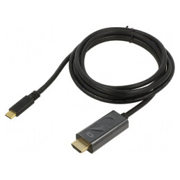 Adaptor HDMI 1.4 la USB-C 1.8m Negru | Electronic-mag.ro | Componente Electronice