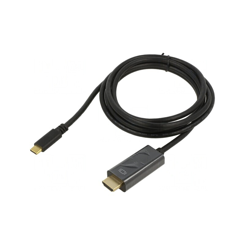 Adaptor HDMI 1.4 la USB-C 1.8m Negru | Electronic-mag.ro | Componente Electronice Adaptor HDMI 1.4 la USB-C 1.8m Negru | Electronic-mag.ro | Componente Electronice
