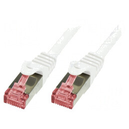 Patch cord S/FTP Cat6 15m Gri LSZH 27AWG