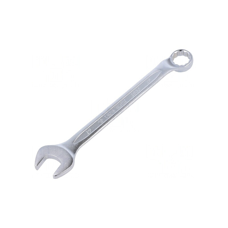 Cheie cotită combinată 19mm oțel crom-vanadium 240mm | Electronic-mag.ro | Componente Electronice