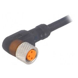 Conector M8 2m 3-PIN 90° PUR  | Electronic-mag.ro | Componente Electronice