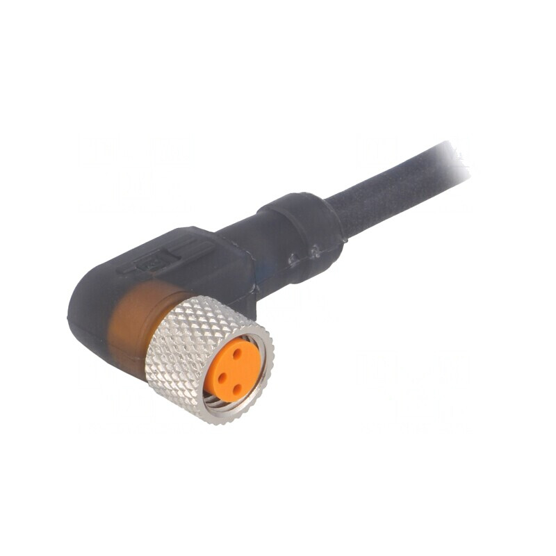 Conector M8 2m 3-PIN 90° PUR  | Electronic-mag.ro | Componente Electronice
