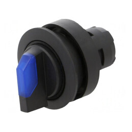Comutator rotativ 22mm cu 2 poziții stabilizate | Electronic-mag.ro | Componente Electronice