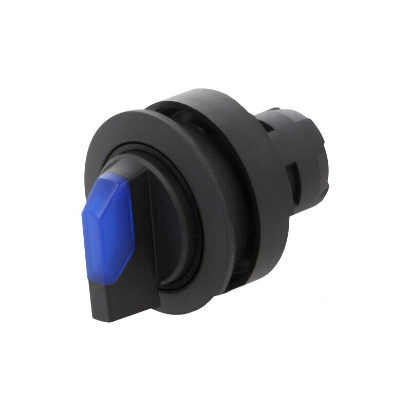 Comutator rotativ 22mm cu 2 poziții stabilizate | Electronic-mag.ro | Componente Electronice