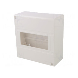 Carcasă albă pentru aparatură modulară IP30 8 module IK07 | Electronic-mag.ro | Componente Electronice