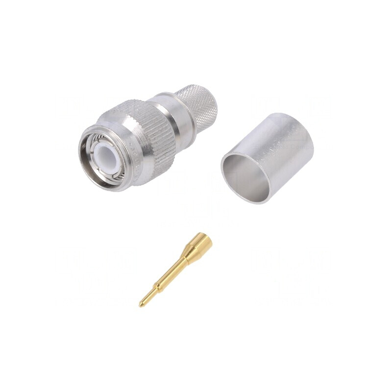 Mufă TNC Tată Drept 50Ω Crimp PTFE Aurit | Electronic-mag.ro | Componente Electronice Mufă TNC Tată Drept 50Ω Crimp PTFE Aurit | Electronic-mag.ro | Componente Electronice