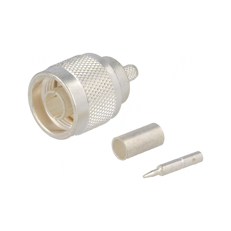 Mufă N tată drept 50Ω crimpat PTFE pentru RG141, RG58C/U, URM43, URM76 | Electronic-mag.ro | Componente Electronice Mufă N tată drept 50Ω crimpat PTFE pentru RG141, RG58C/U, URM43, URM76 | Electronic-mag.ro | Componente Electronice