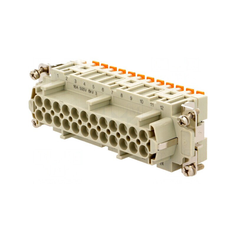 Conector HDC Inserturi Contact Mamă 24 PE 16A | Electronic-mag.ro | Componente Electronice Conector HDC Inserturi Contact Mamă 24 PE 16A | Electronic-mag.ro | Componente Electronice