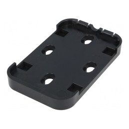 Suport SNAP IN HOLDER 95x60mm Negru ABS | Electronic-mag.ro | Componente Electronice