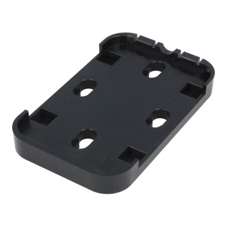 Suport SNAP IN HOLDER 95x60mm Negru ABS | Electronic-mag.ro | Componente Electronice