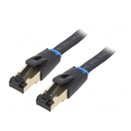 Patch Cord Cat 8.1 Negru 8m Ecranat | Electronic-mag.ro | Componente Electronice