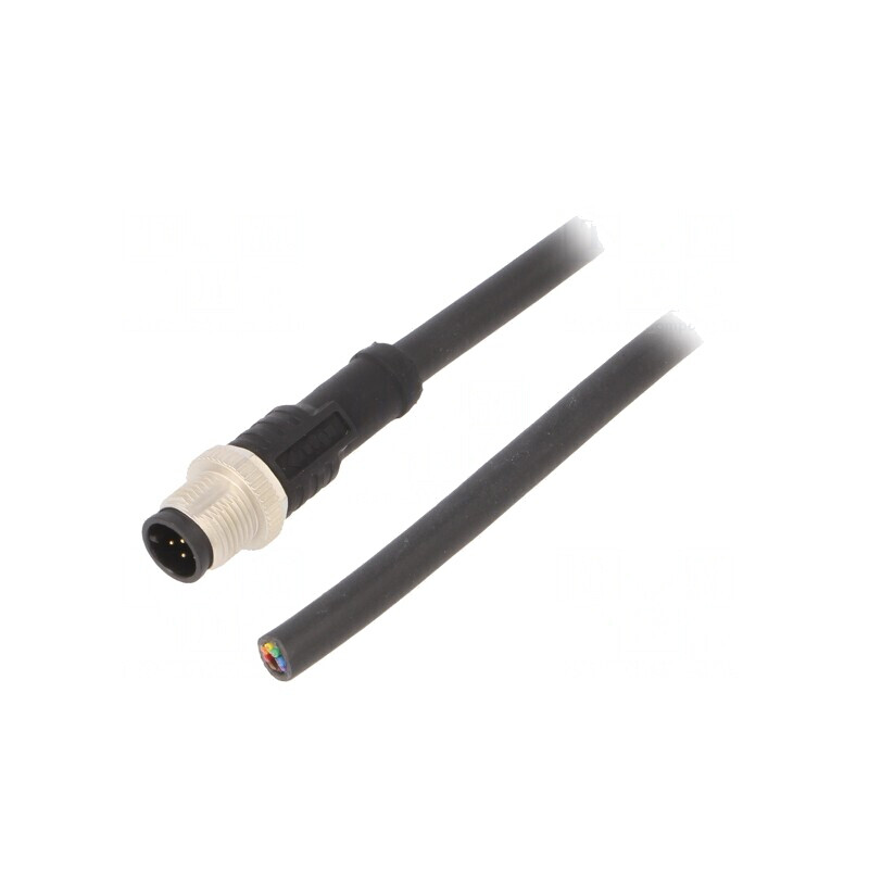 Cablu Conectare M12 PIN 8 1m 30VAC 2A | Electronic-mag.ro | Componente Electronice