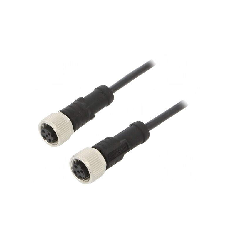 Cablu senzori automatizări 4 PIN M12 1m | Electronic-mag.ro | Componente Electronice