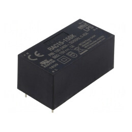 Convertor AC/DC 15W 15VDC RAC15-15SK | Electronic-mag.ro | Componente Electronice