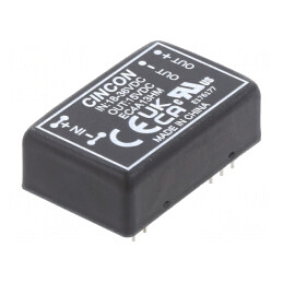 Convertor DC/DC 18-36V la 15V 400mA THT EC4A13HM | Electronic-mag.ro | Componente Electronice