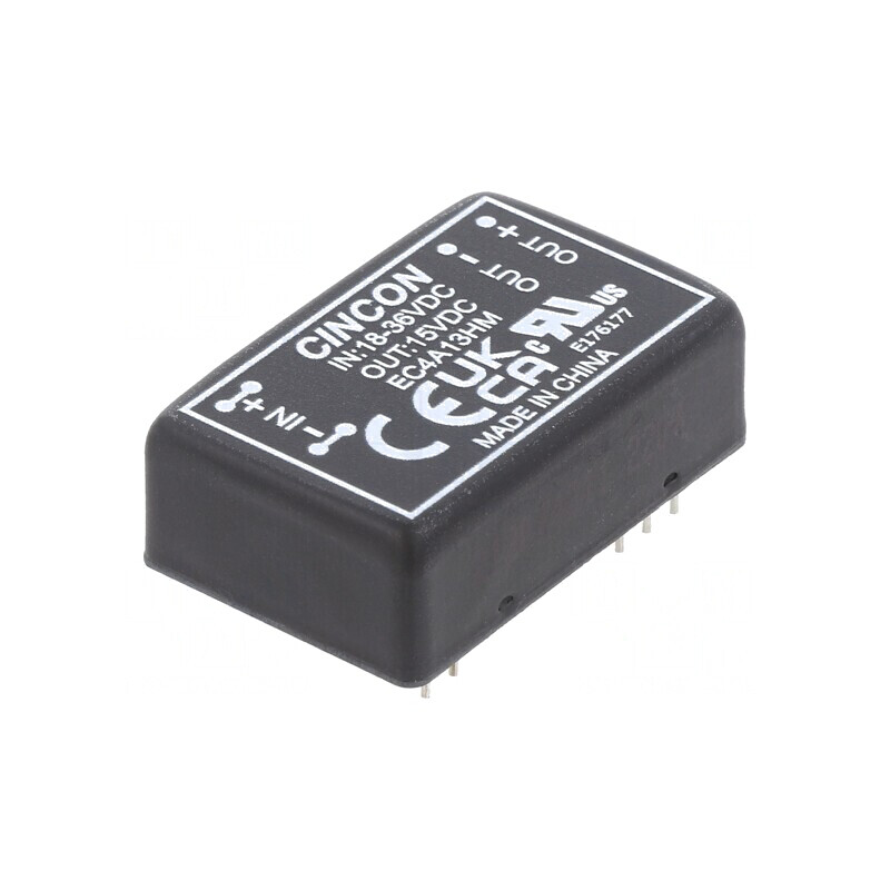 Convertor DC/DC 18-36V la 15V 400mA THT EC4A13HM | Electronic-mag.ro | Componente Electronice Convertor DC/DC 18-36V la 15V 400mA THT EC4A13HM | Electronic-mag.ro | Componente Electronice