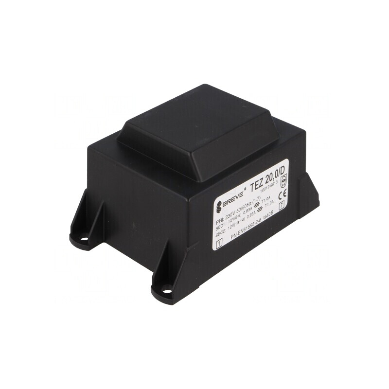 Transformator Încapsulat 20VA 230VAC 12V 12V | Electronic-mag.ro | Componente Electronice
