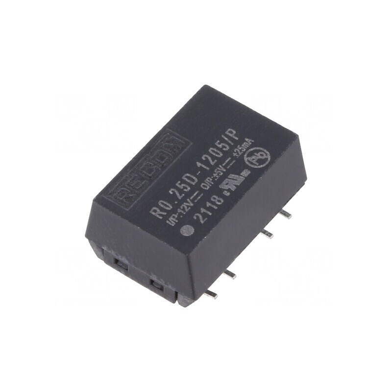 Convertor DC/DC 0,25W 12V la 5V/±5V | Electronic-mag.ro | Componente Electronice