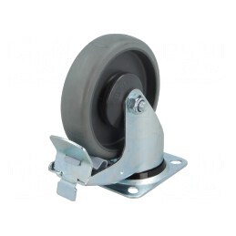Roată de transport 125mm 150kg | Electronic-mag.ro | Componente Electronice