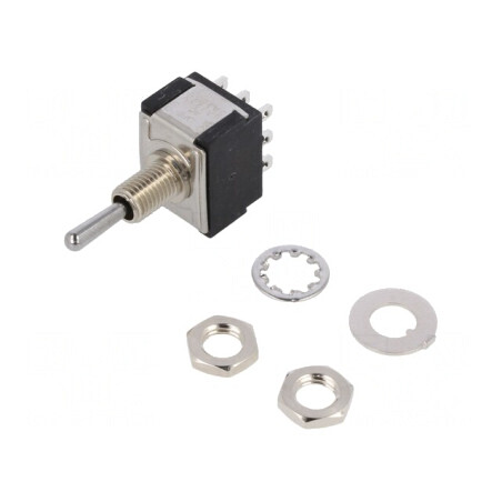 Comutator Basculant 3PDT ON-OFF-ON 6A 125V/6V | Electronic-mag.ro | Componente Electronice