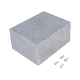 Carcasă Universală Aluminiu IP54 1590C 94x120x53mm | Electronic-mag.ro | Componente Electronice