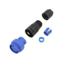 Conector circular mamă 2 pini fără contacte PX0411/02S/5560 | Electronic-mag.ro | Componente Electronice