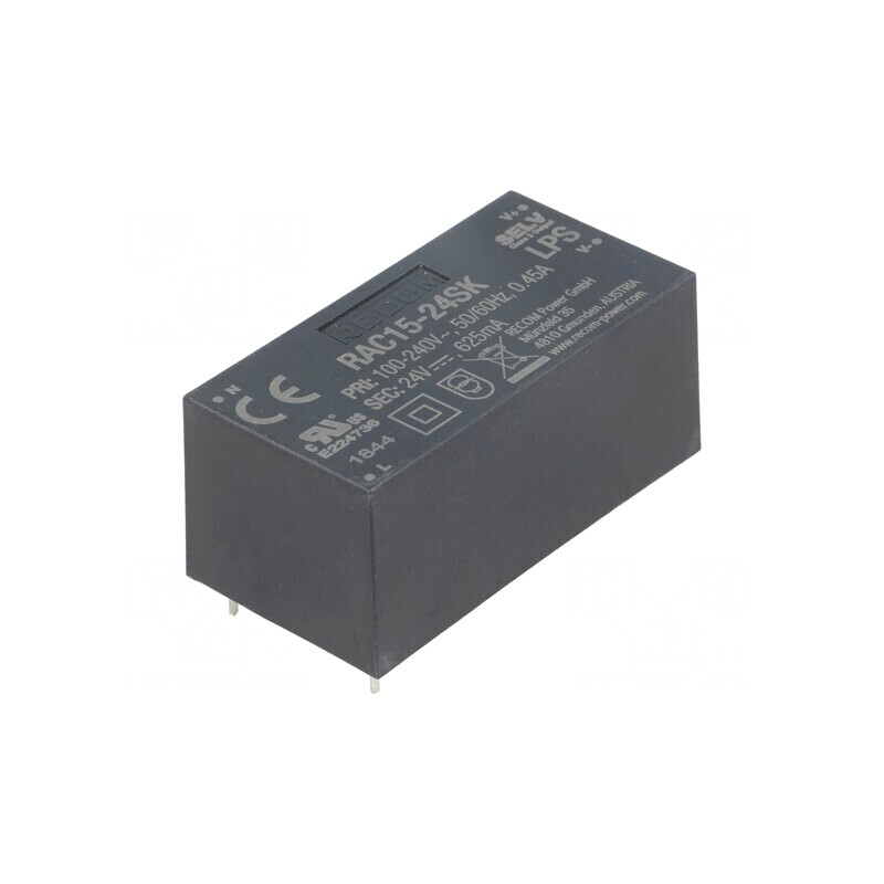 Convertor AC/DC 15W 24VDC RAC15-24SK | Electronic-mag.ro | Componente Electronice Convertor AC/DC 15W 24VDC RAC15-24SK | Electronic-mag.ro | Componente Electronice