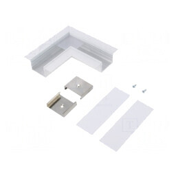 Conector Alb 90° Aluminiu VARIO30-05 | Electronic-mag.ro | Componente Electronice