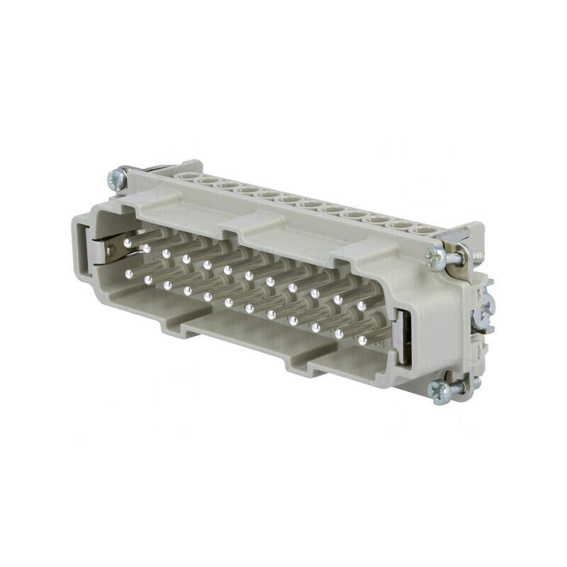 Conector HDC Inserturi Contact Tată 24P 24PE | Electronic-mag.ro | Componente Electronice