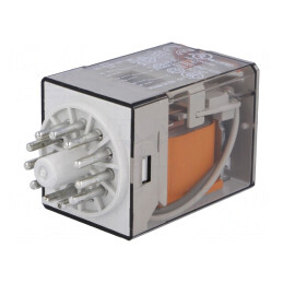 Releu Electromagnetic 3PDT 230VAC 10A | Electronic-mag.ro | Componente Electronice