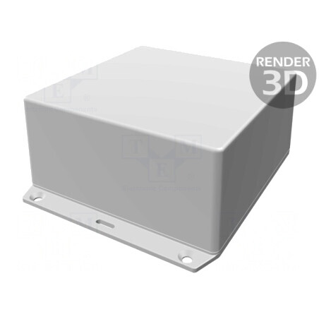 Carcasă Universală 123x123x60mm cu Lame de Fixare | Electronic-mag.ro | Componente Electronice