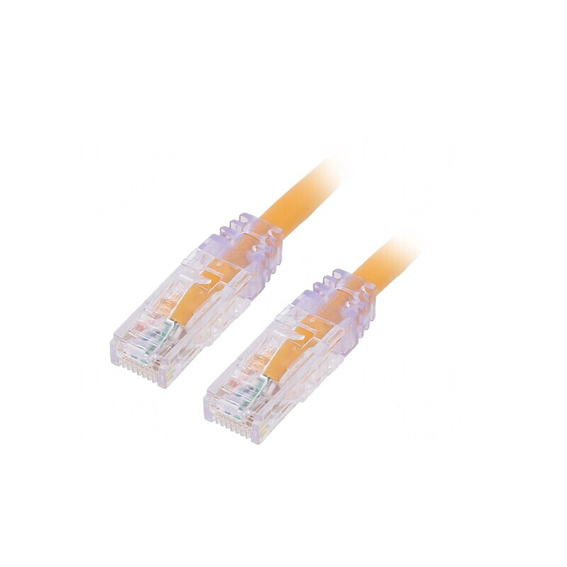 Patch cord TX6 PLUS U/UTP Cat6 LSZH 2m Portocaliu | Electronic-mag.ro | Componente Electronice