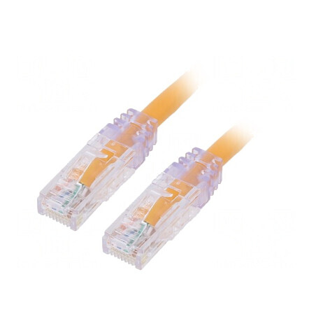 Patch cord TX6 PLUS U/UTP Cat6 LSZH 2m Portocaliu | Electronic-mag.ro | Componente Electronice