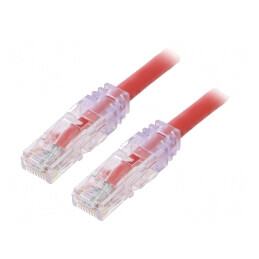Patch Cord CAT6 U/UTP 2m Roșu | Electronic-mag.ro | Componente Electronice