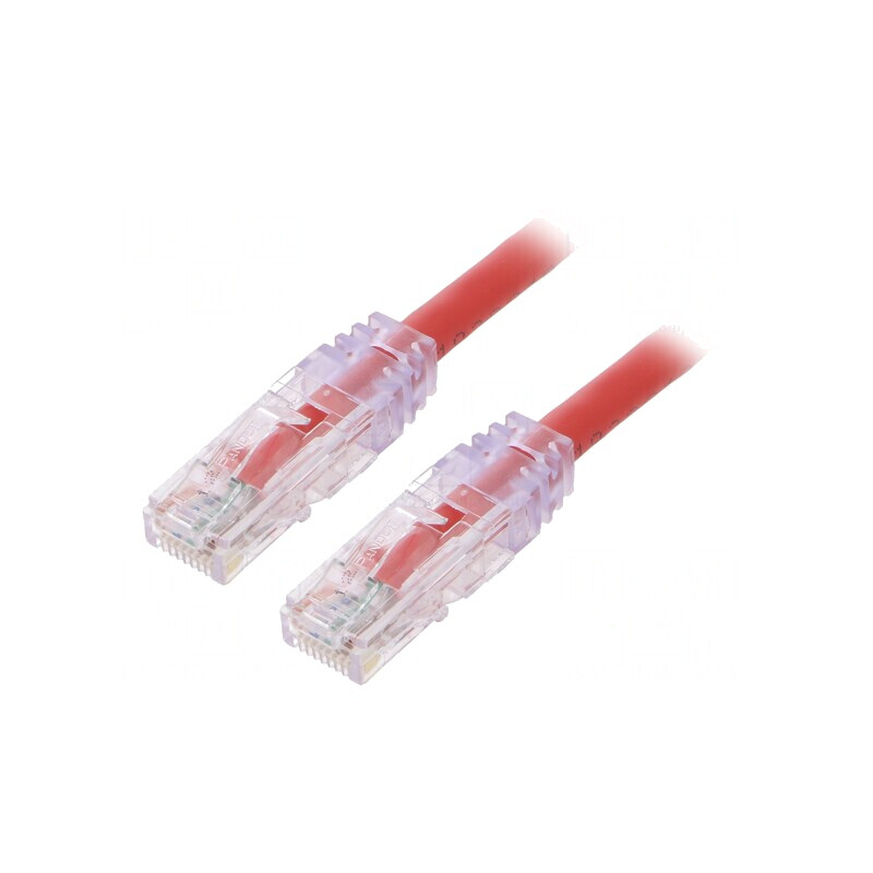 Patch Cord CAT6 U/UTP 2m Roșu | Electronic-mag.ro | Componente Electronice