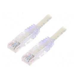 Patch Cord Alb 2m U/UTP Cat 6 LSZH | Electronic-mag.ro | Componente Electronice