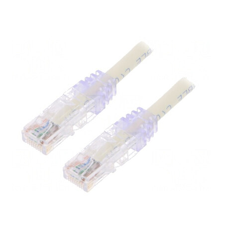 Patch Cord Alb 2m U/UTP Cat 6 LSZH | Electronic-mag.ro | Componente Electronice
