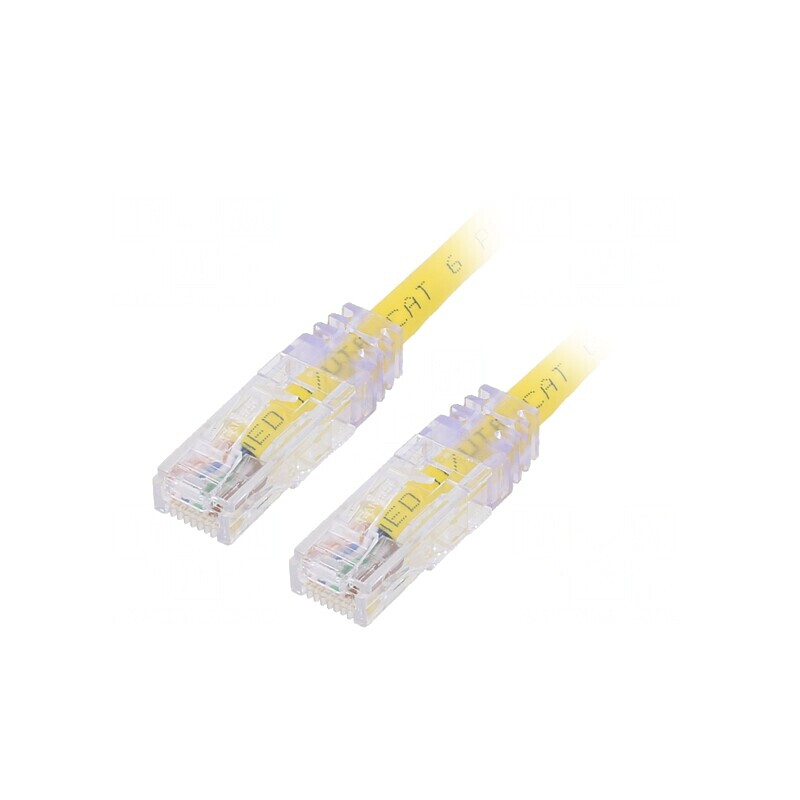 Patch Cord Galben 2m Cat6 LSZH | Electronic-mag.ro | Componente Electronice