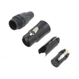 Mufă XLR Mamă 6 Pin pentru Cablu | Electronic-mag.ro | Componente Electronice