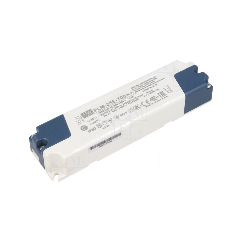 Alimentator Pulsatoriu LED 25,2W 21-36VDC 700mA 180-295VAC | Electronic-mag.ro | Componente Electronice Alimentator Pulsatoriu LED 25,2W 21-36VDC 700mA 180-295VAC | Electronic-mag.ro | Componente Electronice