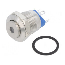 Comutator anti-vandalism verde IP65 SPST-NO 2A 36VDC | Electronic-mag.ro | Componente Electronice