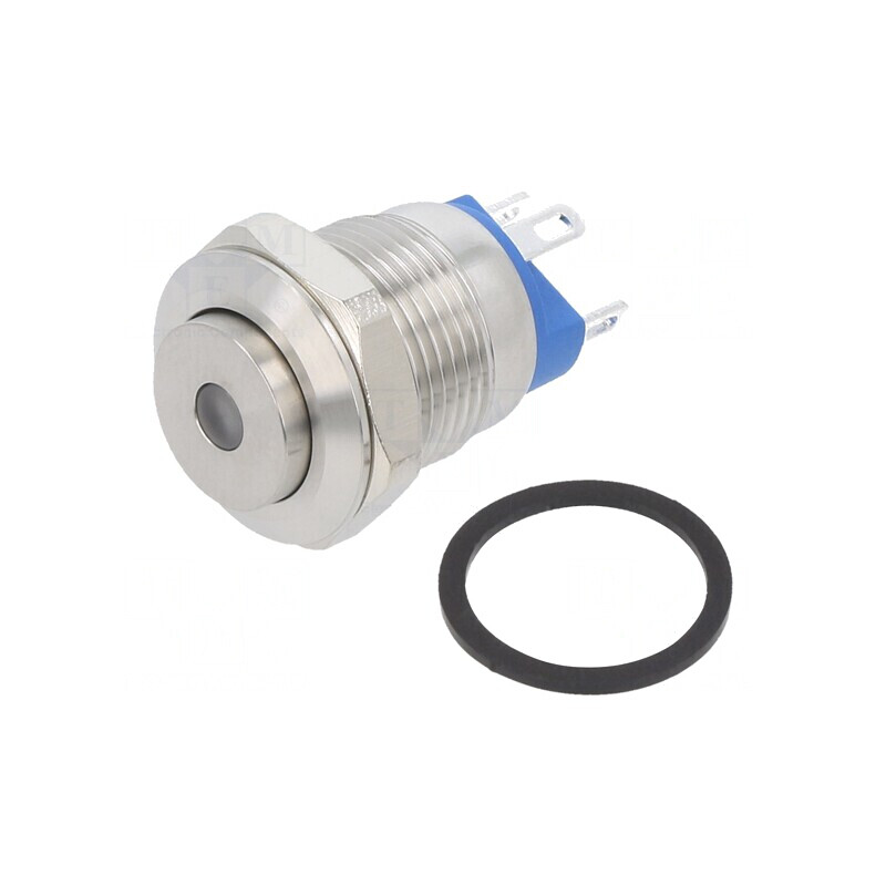 Comutator anti-vandalism verde IP65 SPST-NO 2A 36VDC | Electronic-mag.ro | Componente Electronice
