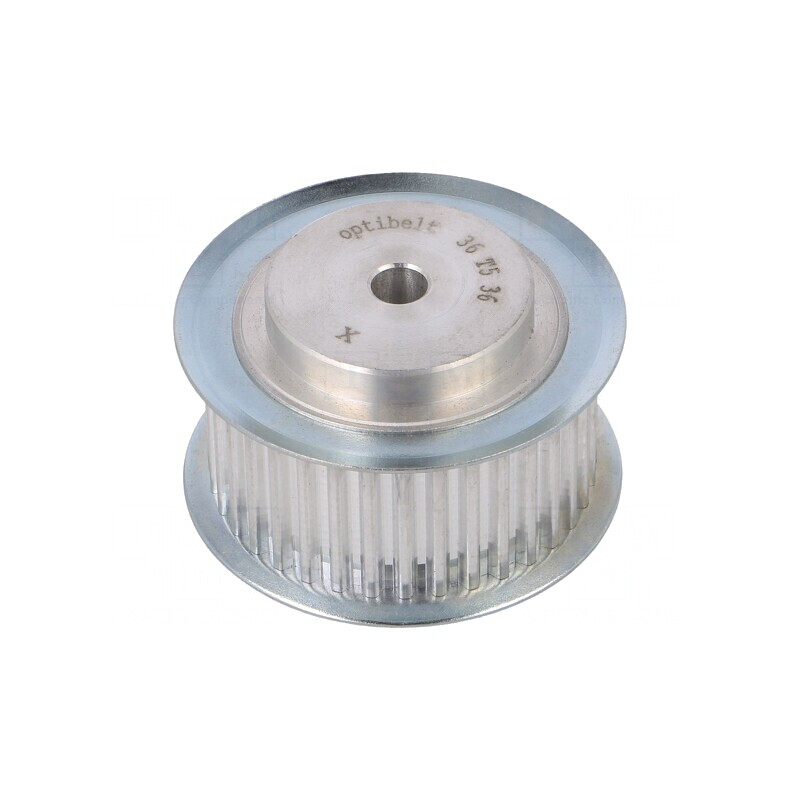 Roată de curea T5, 25mm, aluminiu, 36 dinți | Electronic-mag.ro | Componente Electronice