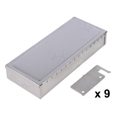 Carcasă ecranare oțel cu compartiment 68x161x28mm | Electronic-mag.ro | Componente Electronice