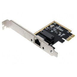 Card Extensie PC PCIe RJ45 Full Duplex Wake-On-LAN