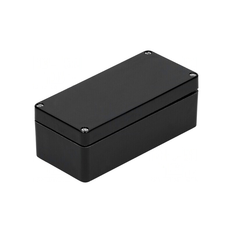 Carcasă Universală Poliester Neagră 75mm x 160mm x 55mm | Electronic-mag.ro | Componente Electronice