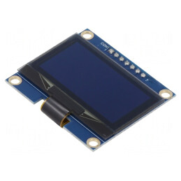 Afișaj OLED Grafic 1,54" 128x64 Galben | Electronic-mag.ro | Componente Electronice