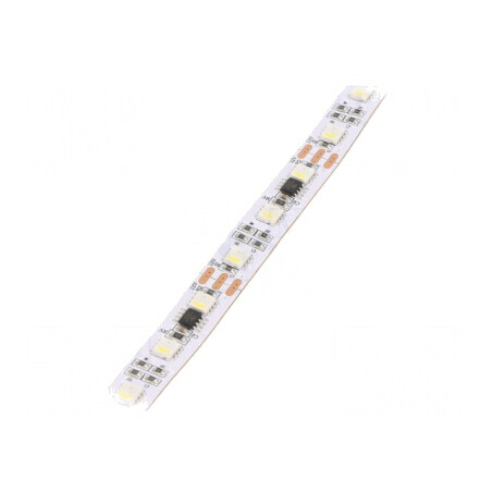 Bandă LED RGBW 5050 12V 60 LED/m 12mm PCB Albă | Electronic-mag.ro | Componente Electronice
